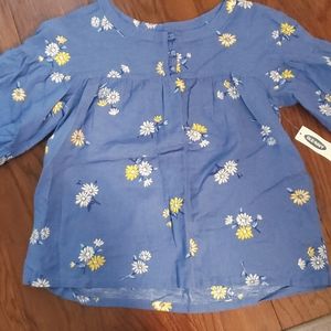Old Navy Quarter Length Sleeve Blouse